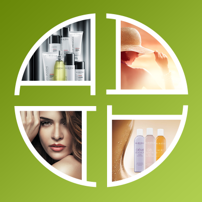 Salonmerk Auriege Modules heren zon makeup en body Salonmerk Auriege Modules heren zon makeup en body